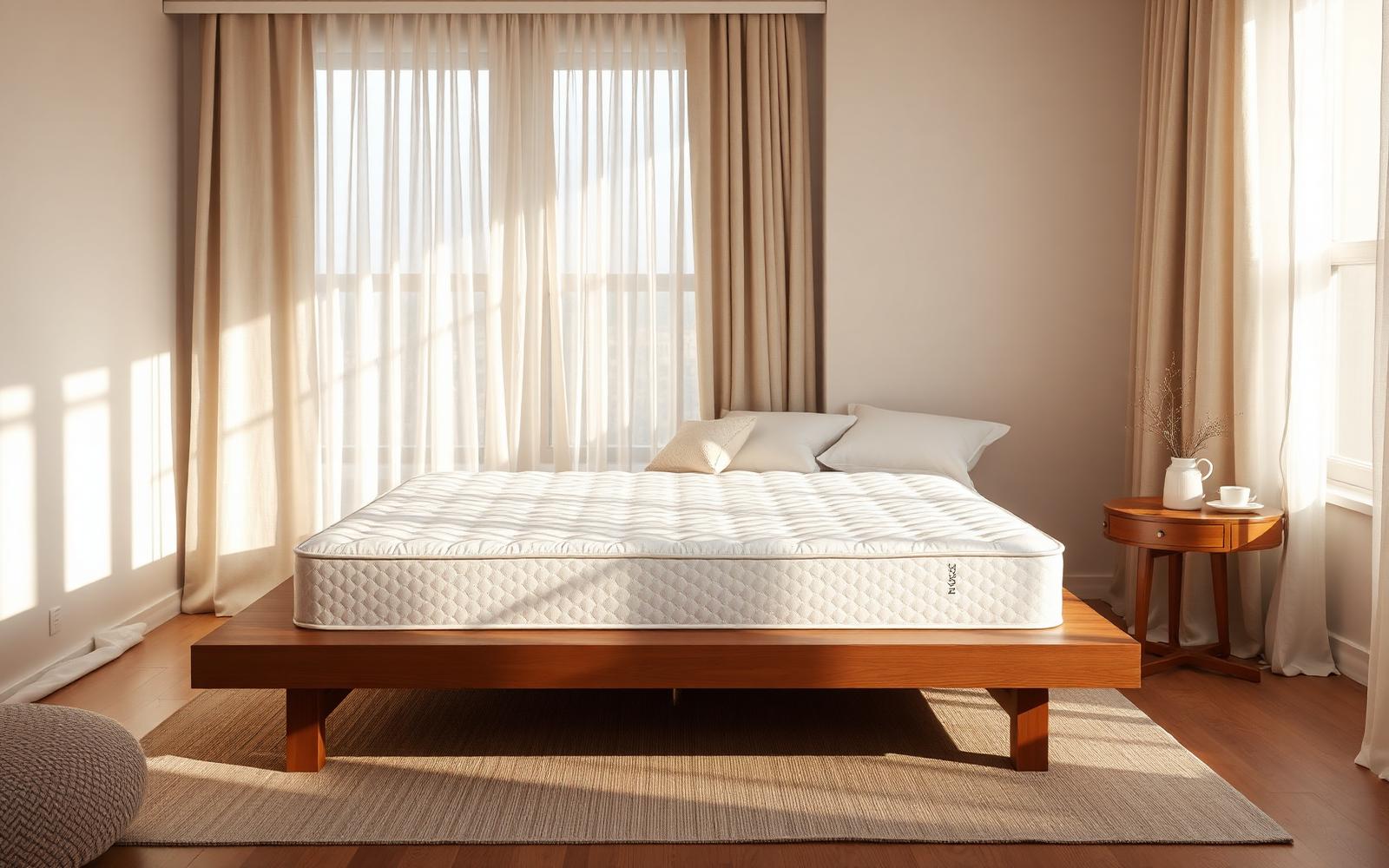 Cozy bedroom with a Super Mattress pillow-top bed